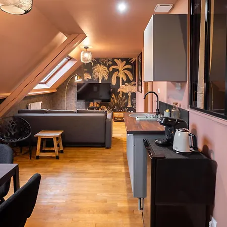 Appartement Escale Tropical Chic - Hypercentre St-quentin